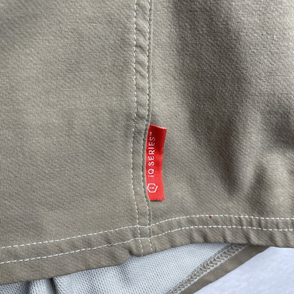 Bulwark FR Work Crewneck Sweatshirt Mens L Reg Beige Flame Resistant Cat 2 2112 - Picture 3 of 11